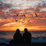 sunset-couple-silhouette-stockcake